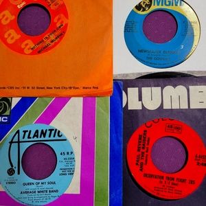 Lot Of 6 random 45s ; see pics, these are in excellent condition!!